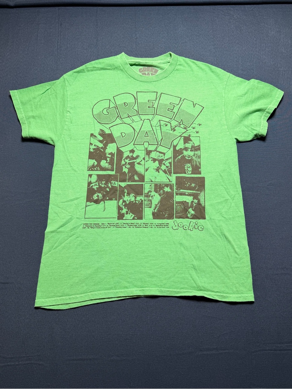 100% Cotton Green Day Dookie Graphic Tee Size Small NWOT